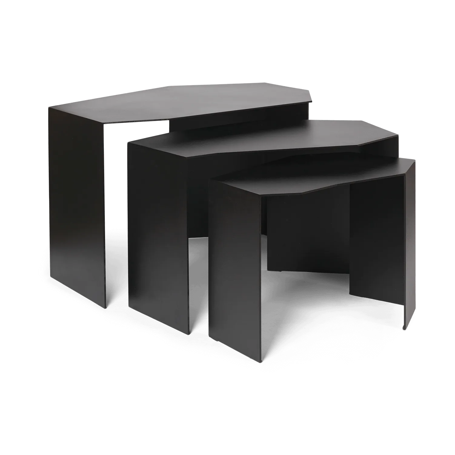 Shard cluster mesa 3 peças, Black Ferm Living