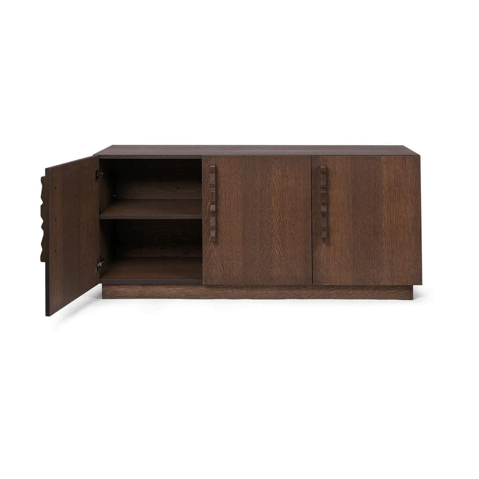 Sideboard Unda 146x68x50 cm, Carvalho manchado escuro Ferm Living