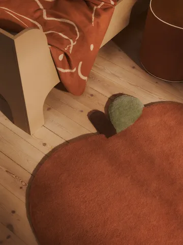 Skye manta - Sienna-parchment, 80x120 cm - Ferm Living