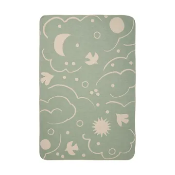 Skye manta - Tea green-parchment, 80x120 cm - Ferm Living