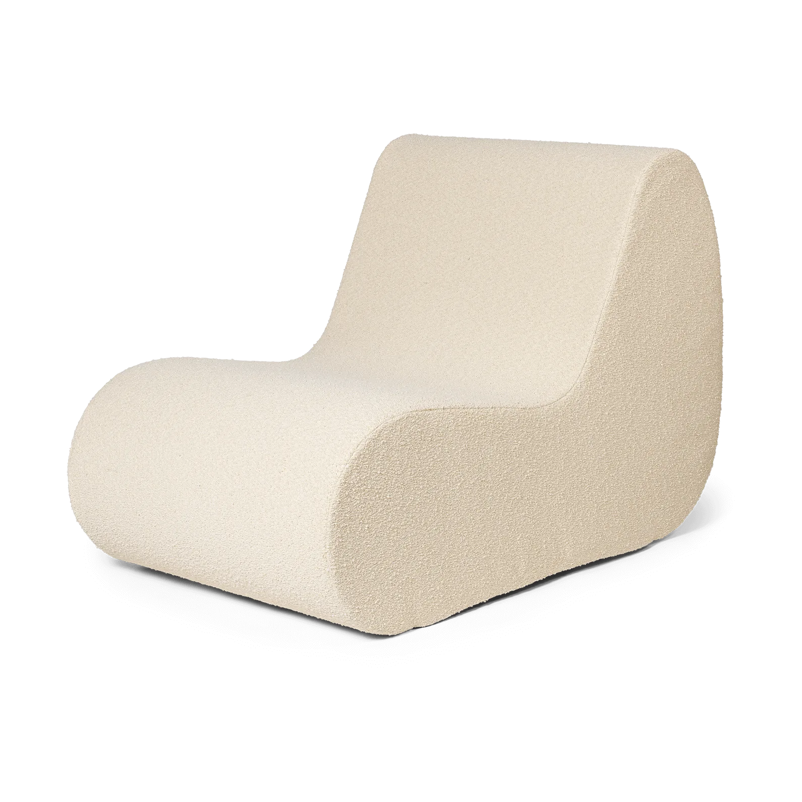 Sofá modular Rouli center module pure bouclé, Off-white Ferm Living