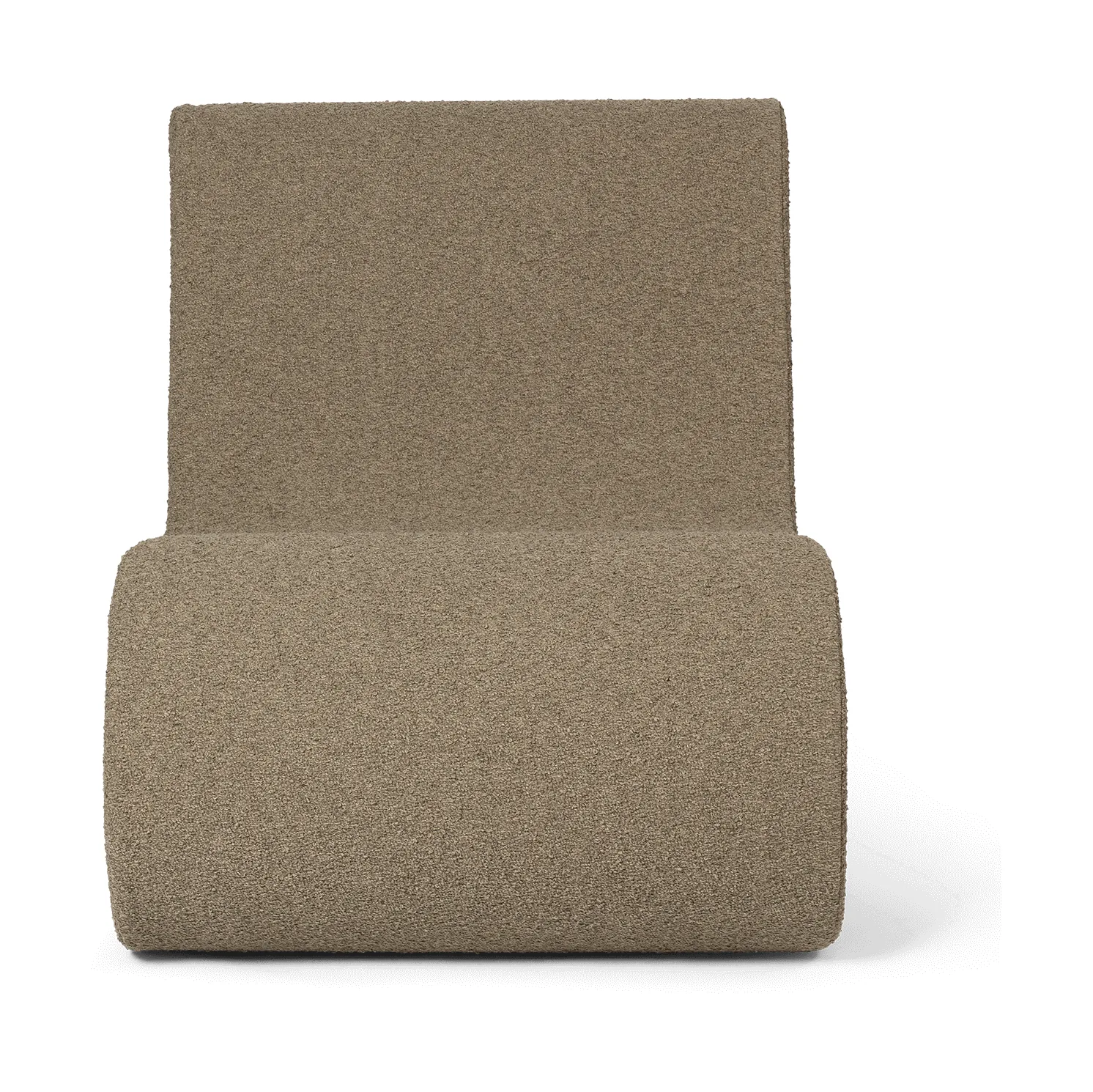 Sofá modular Rouli center module pure bouclé, Sand Ferm Living