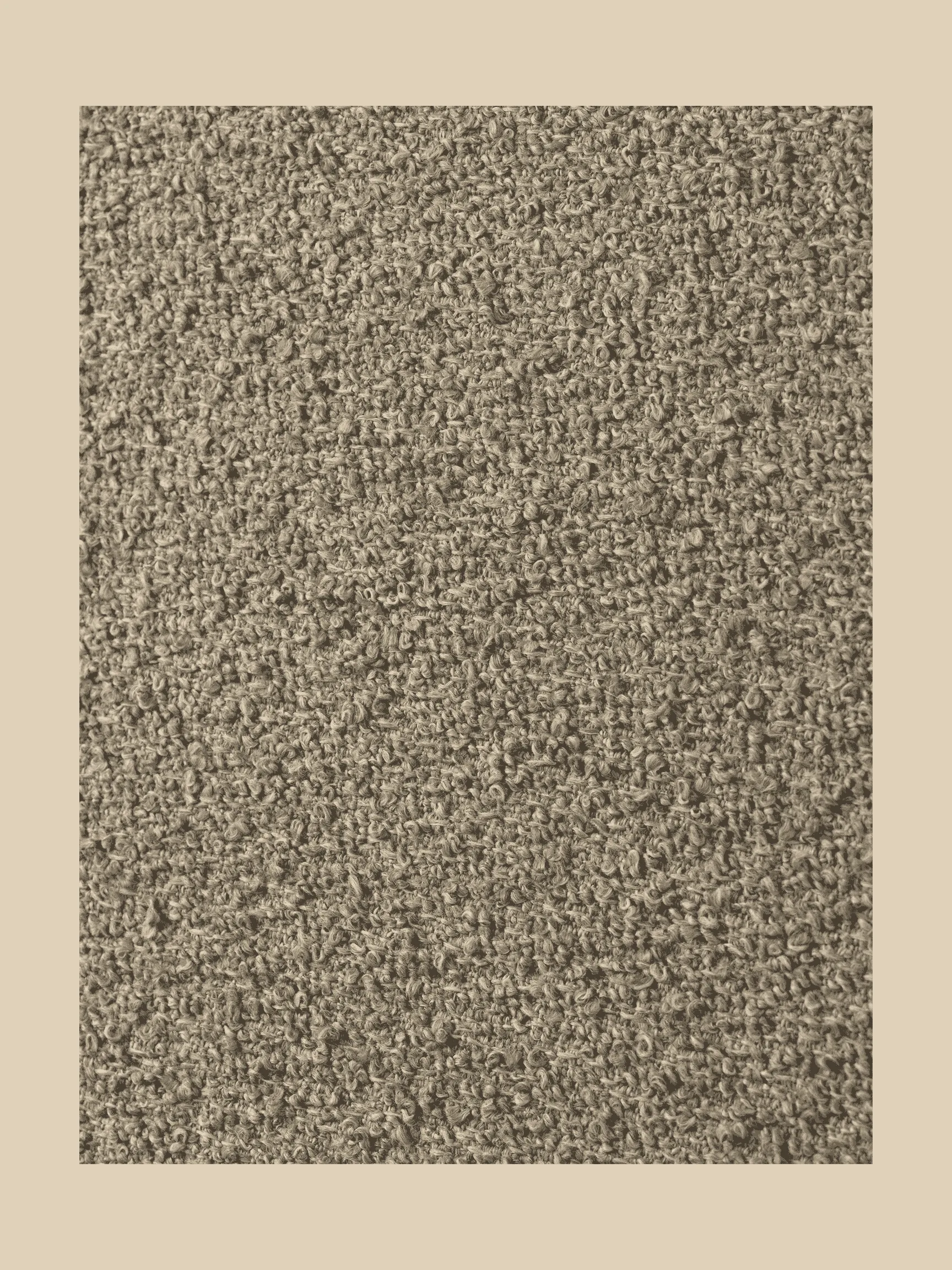 Sofá modular Rouli center module pure bouclé, Sand Ferm Living