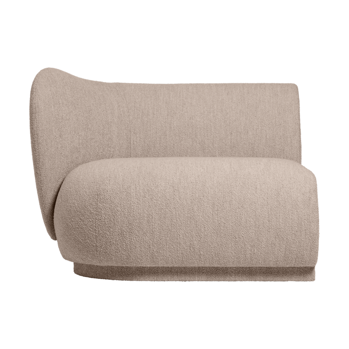 Sofá módulo Rico armrest L Soft Bouclé - Natural - Ferm Living