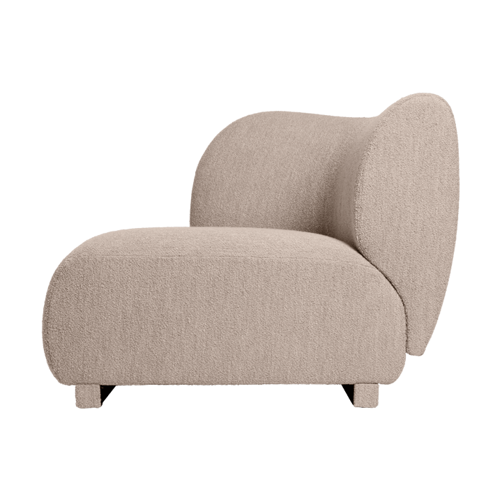 Sofá módulo Rico armrest L Soft Bouclé, Natural Ferm Living