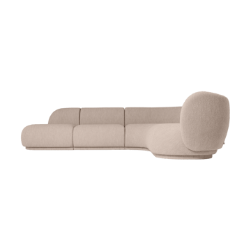 Sofá módulo Rico armrest L Soft Bouclé - Natural - Ferm Living