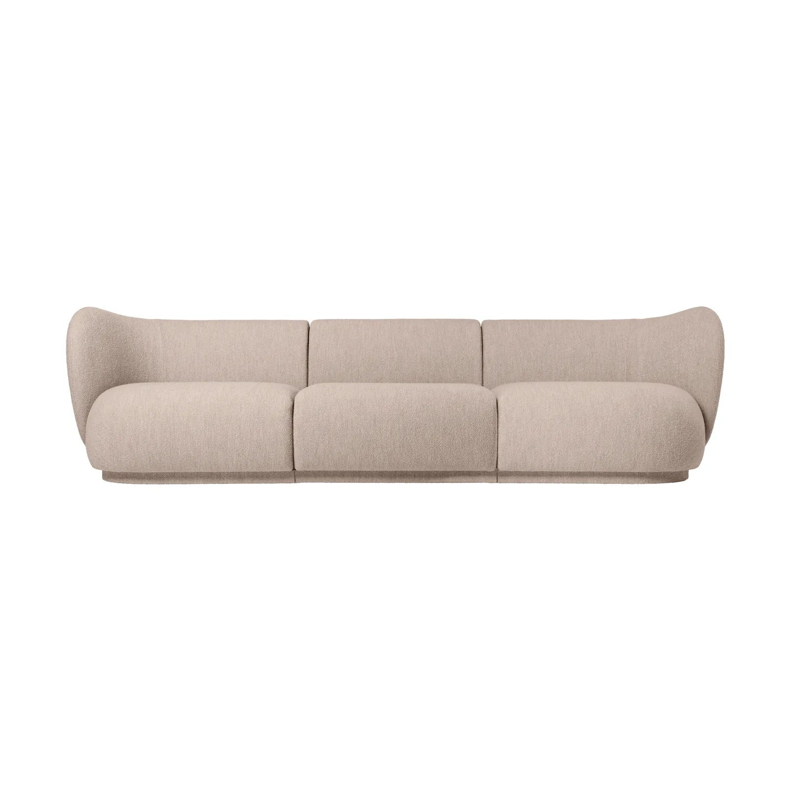 Sofá módulo Rico armrest L Soft Bouclé, Natural Ferm Living