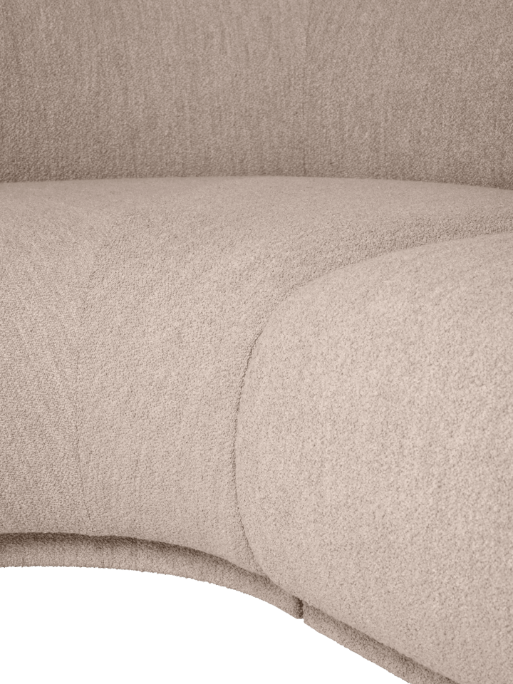 Sofá módulo Rico armrest L Soft Bouclé, Natural Ferm Living