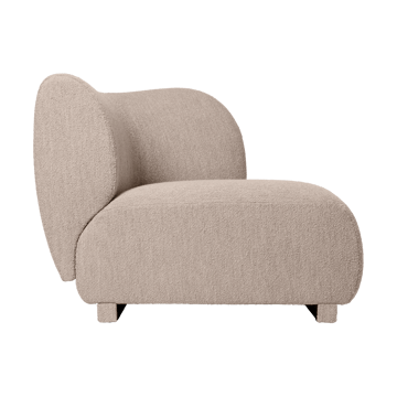 Sofá módulo Rico armrest R Soft Bouclé - Natural - Ferm Living