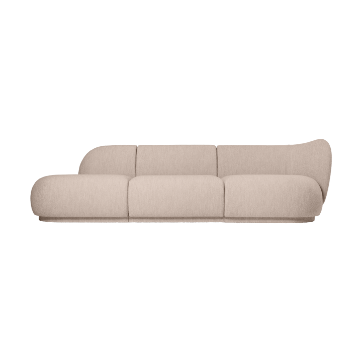 Sofá módulo Rico armrest R Soft Bouclé, Natural Ferm Living