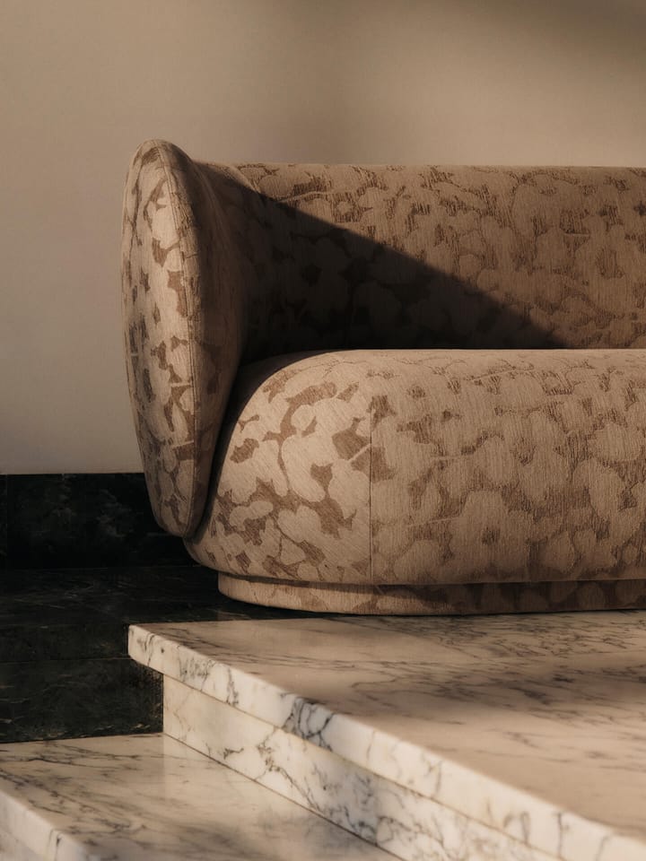 Sofá Rico 2 lugares, Cilla-Taupe Ferm Living