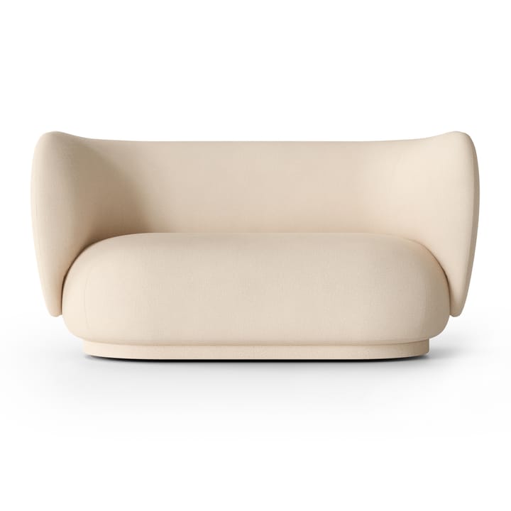 Sofá Rico 2 lugares - Off white escovado - Ferm Living