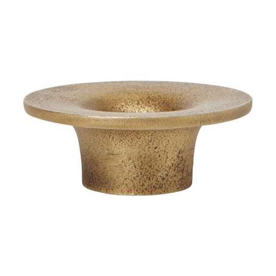 Soothe castiçal Ø8 cm - Acabamento em Latão - Ferm Living