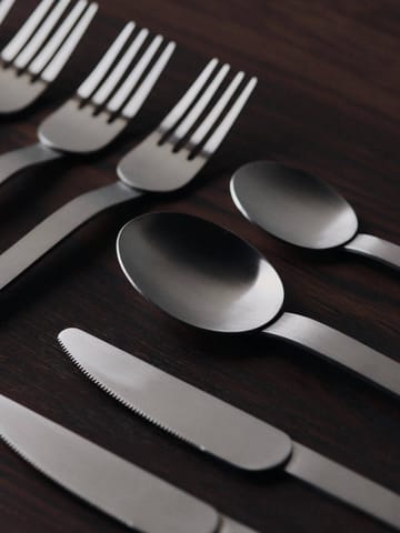 Stelo conjunto de talheres 4 peças - Aço Inoxidável Escovado - Ferm Living