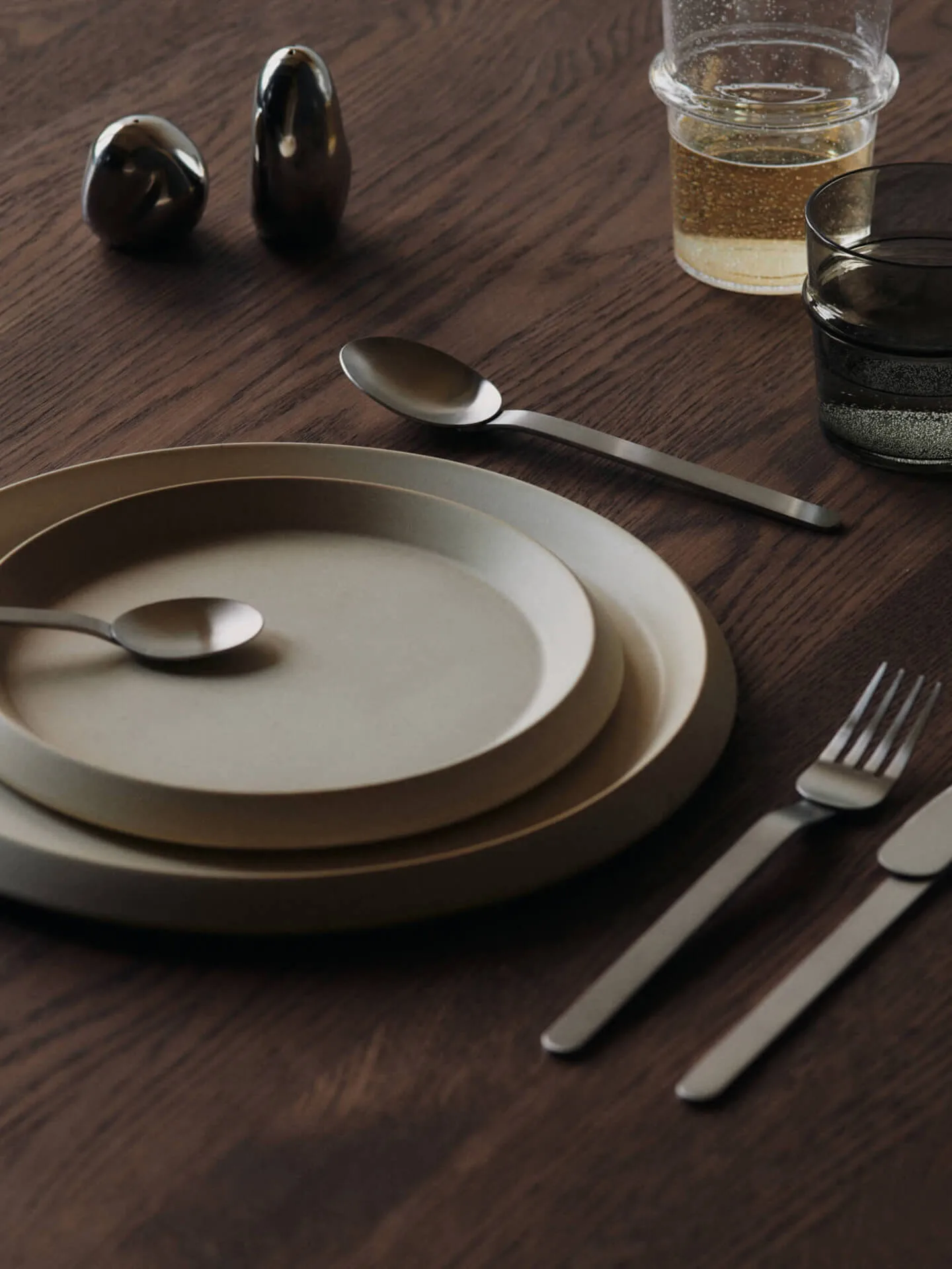 Stelo conjunto de talheres 4 peças, Aço Inoxidável Escovado Ferm Living