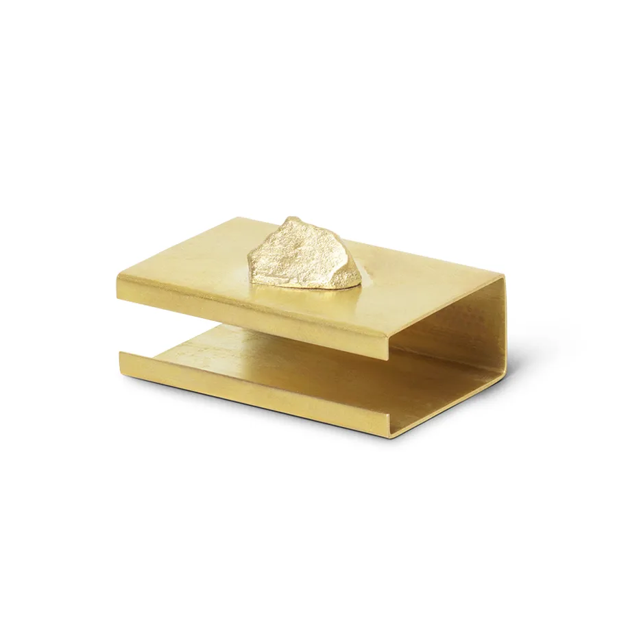 Stone suporte para fósforos, Latão Ferm Living