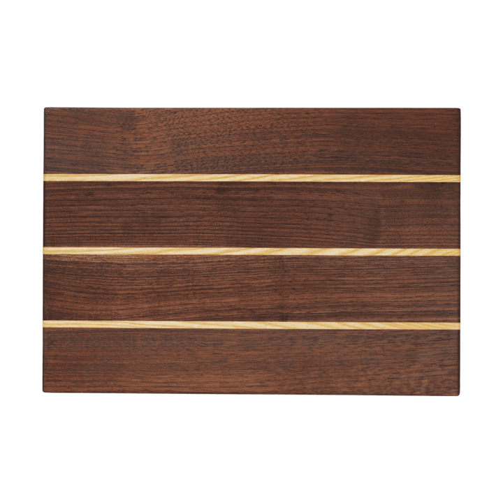 Stribe tábua de cortar fina 25x36 cm, Walnut-ash Ferm Living