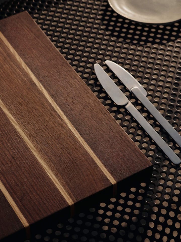 Stribe tábua de cortar fina 25x36 cm, Walnut-ash Ferm Living