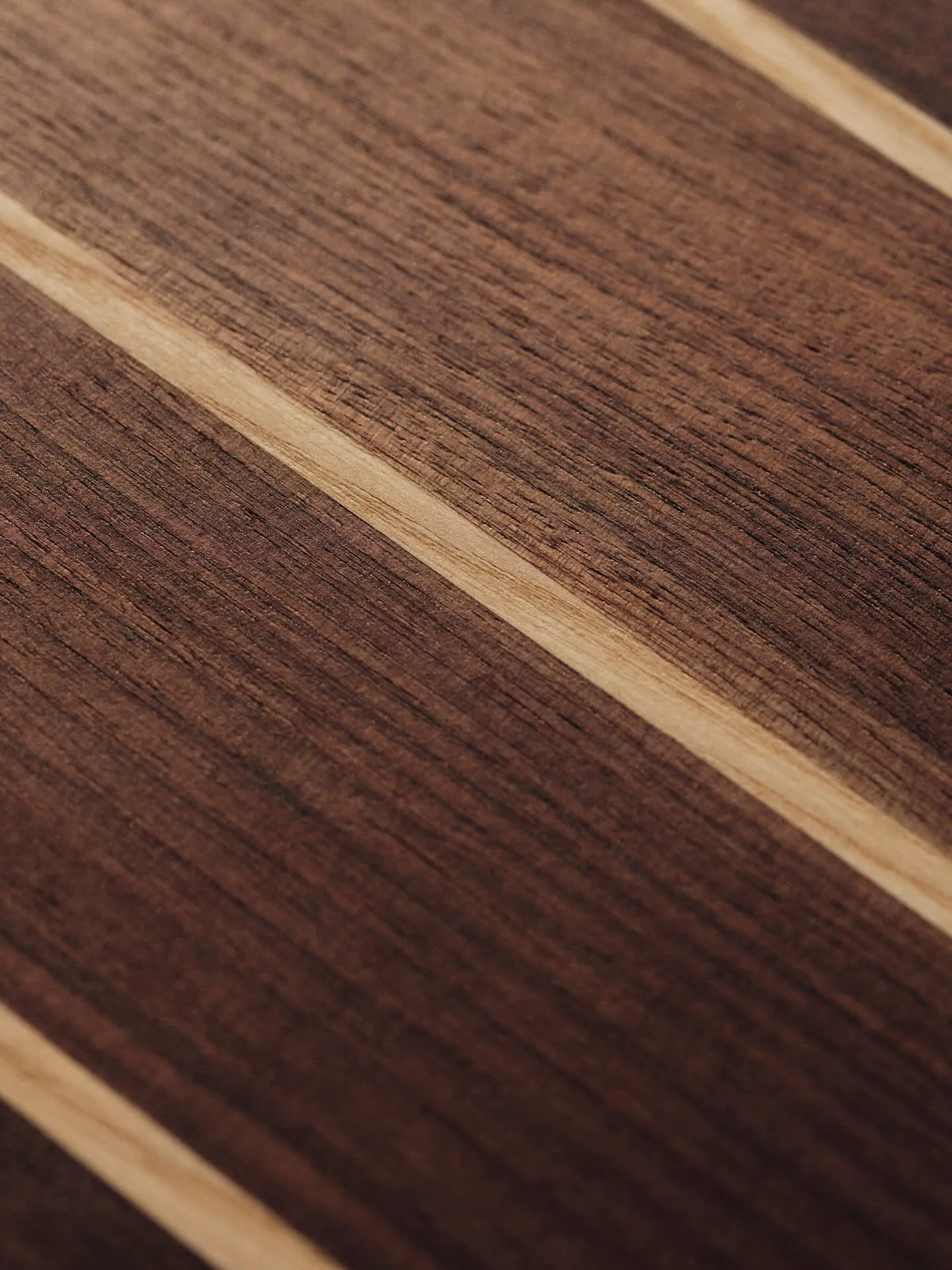 Stribe tábua de cortar fina 25x36 cm, Walnut-ash Ferm Living