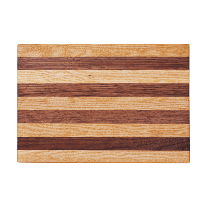 Stribe tábua de cortar grossa 25x36 cm, Walnut-oak Ferm Living