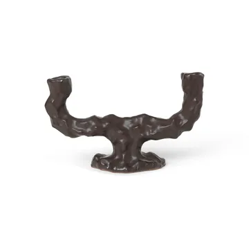 Suporte de velas Dito x2 - Dark brown - Ferm Living