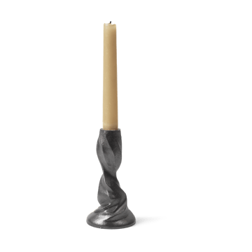 Suporte de velas Gale 13 cm - Blackened Aluminium - Ferm Living
