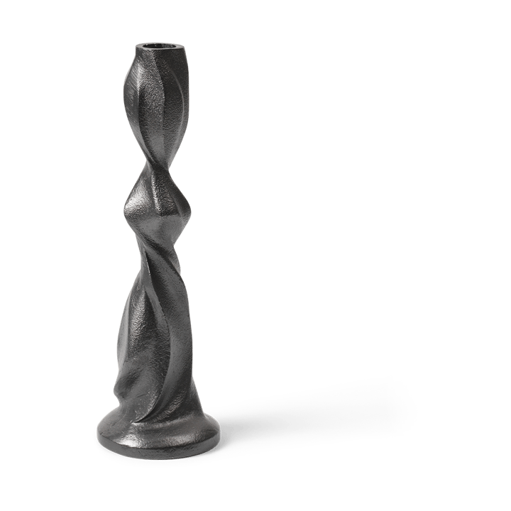 Suporte de velas Gale 25 cm - Blackened Aluminium - Ferm Living
