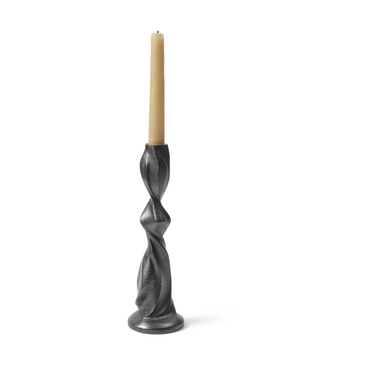 Suporte de velas Gale 25 cm, Blackened Aluminium Ferm Living