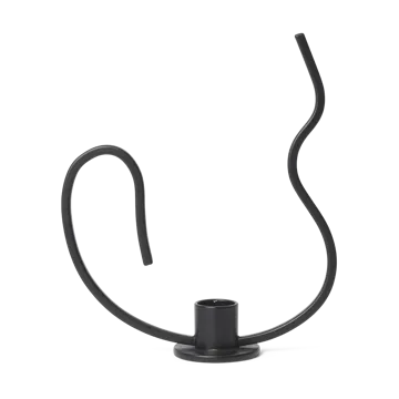 Suporte de velas Valse low - Preto - Ferm Living