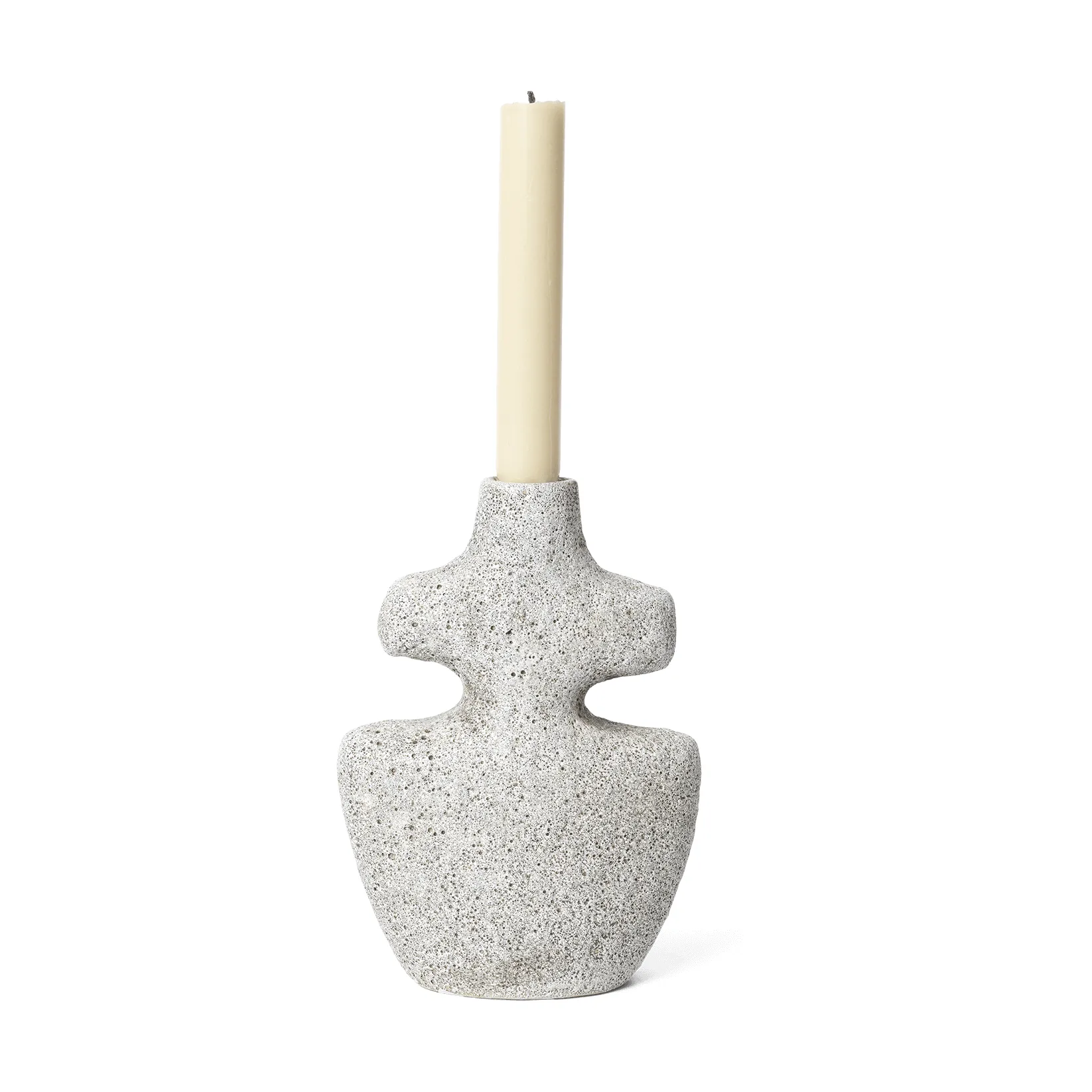 Suporte de velas Yara medium, Pedra-pomes cinza Ferm Living