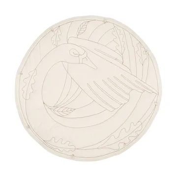 Swan tapete para bebé - Natural, Ø100 cm - Ferm Living