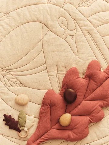 Swan tapete para bebé - Natural, Ø100 cm - Ferm Living