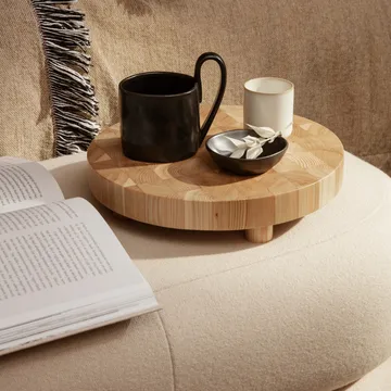 Tábua de cortar redondo Chess - pequeno Ø30 cm - Ferm Living