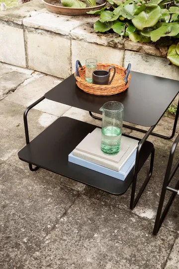 Tabuleiro Blue Handle Ø30 cm - Natural-blue - Ferm Living