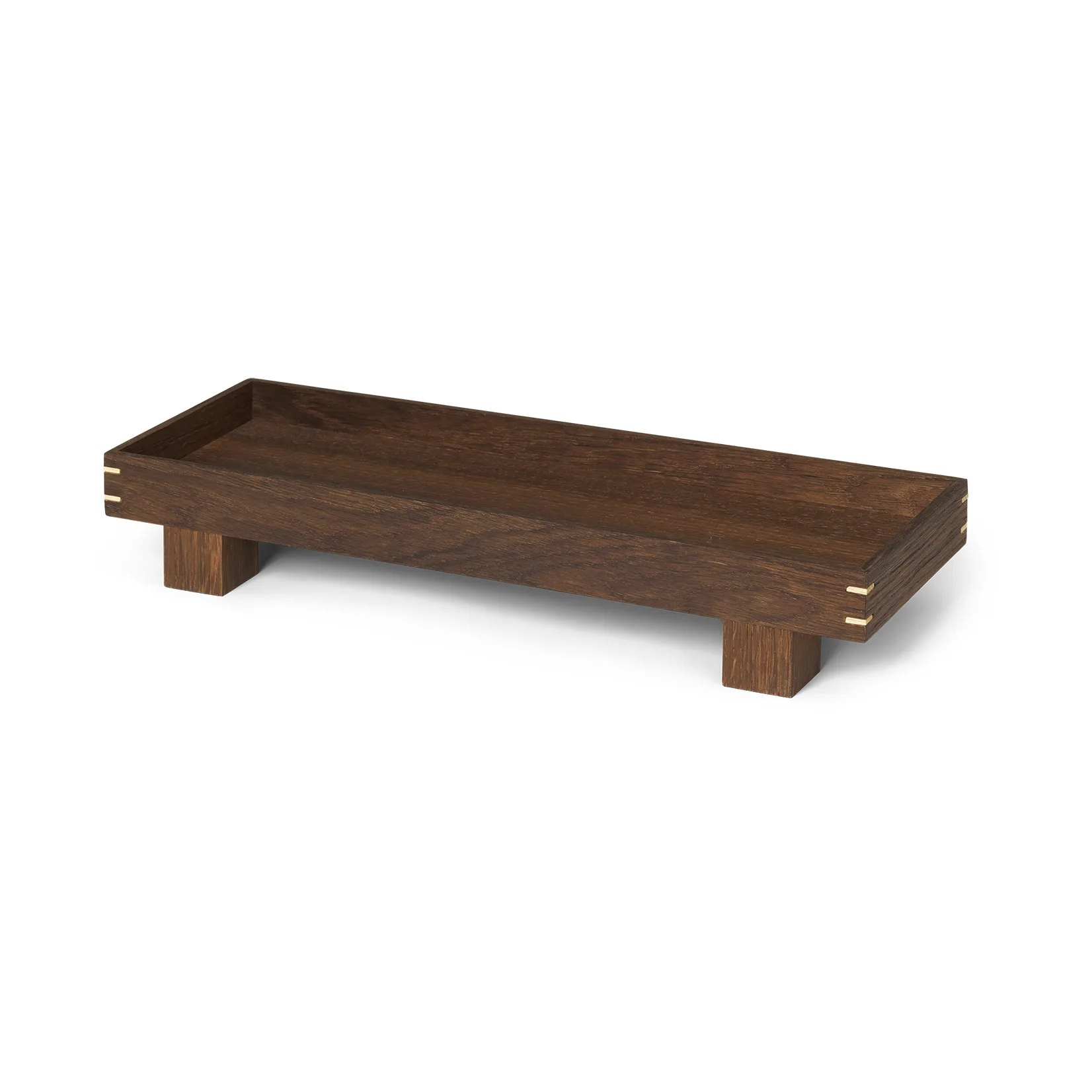 Tabuleiro de madeira Bon X pequeno, Smoked oak Ferm Living