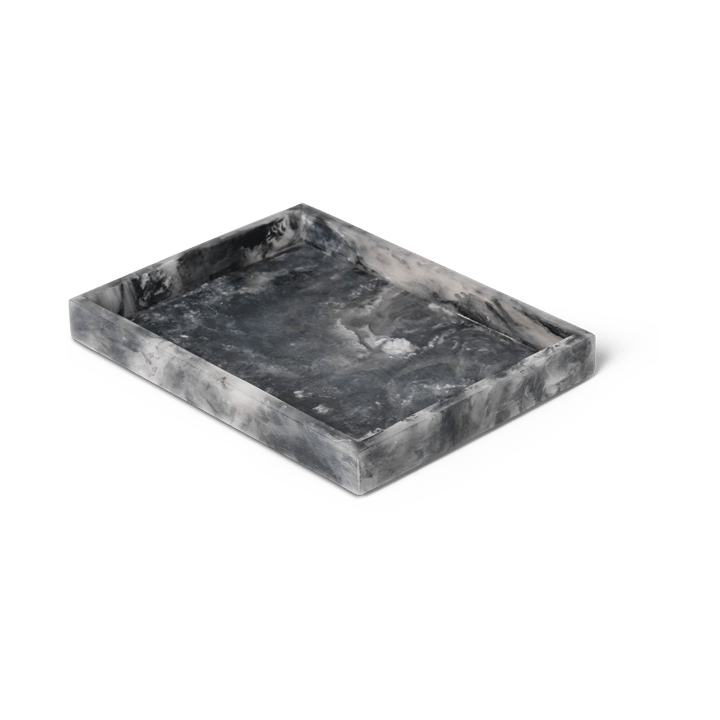 Tabuleiro decorativo Mist 15x20 cm - Charcoal - Ferm Living