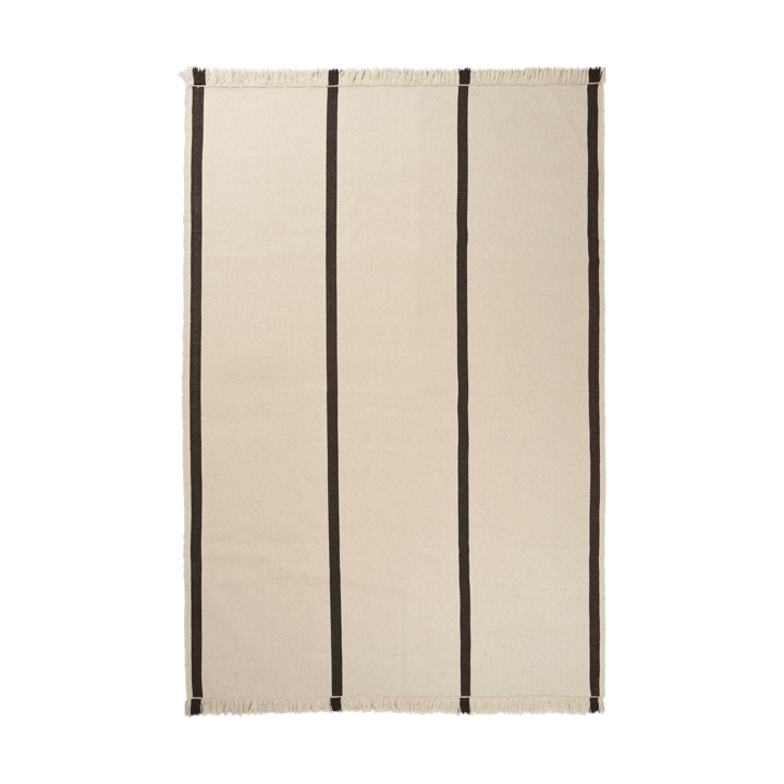 Tapete Calm kelim - Off-white, Coffee, 200x300 cm - Ferm Living