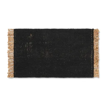 Tapete de entrada Blid 50x80 cm - Preto-natural - Ferm Living