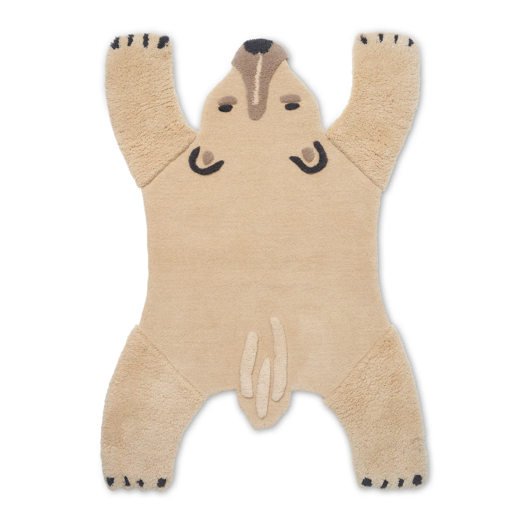 Tapete de lã Animal, urso-polar Ferm Living