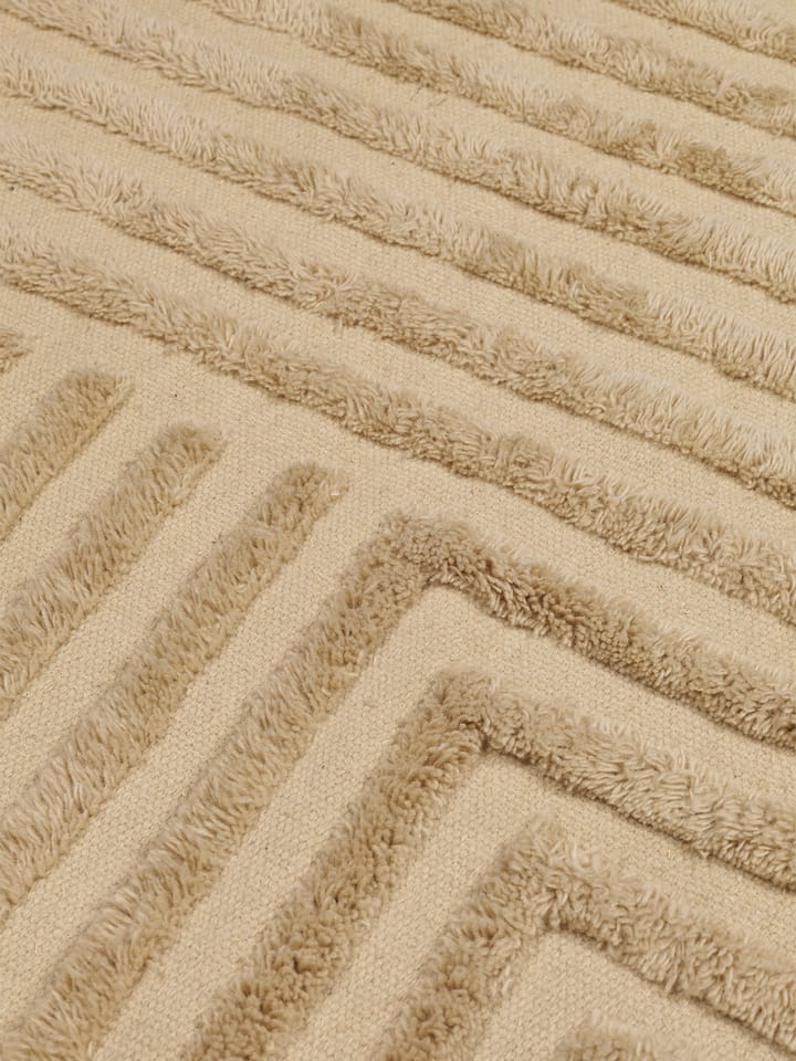 Tapete de lã Crease 160x250 cm, Light Sand Ferm Living