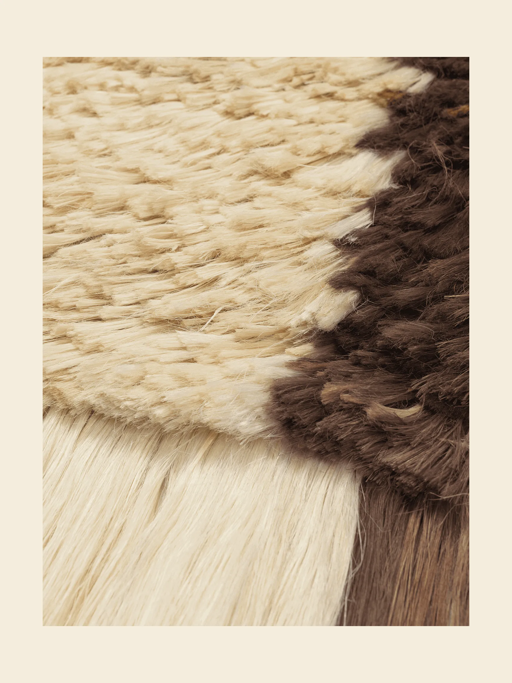 Tapete de parede Edge Wall Rug 50x110 cm, Off-white-Café Ferm Living