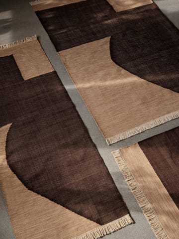 Tapete Forene - Tan-Chocolate, 80x200 cm - Ferm Living