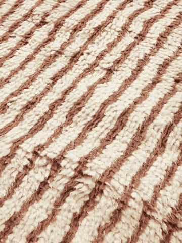 Tapete Kami - Off white-red brown, 120x180 cm - Ferm Living