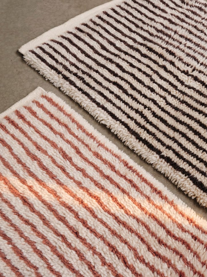 Tapete Kami, Off white-red brown, 120x180 cm Ferm Living