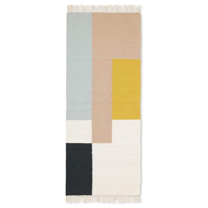 Tapete Kelim 70x180 cm - quadrados - Ferm LIVING