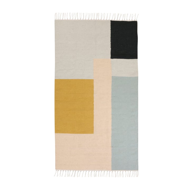 Tapete Kelim 80x140 cm - quadrados - Ferm LIVING