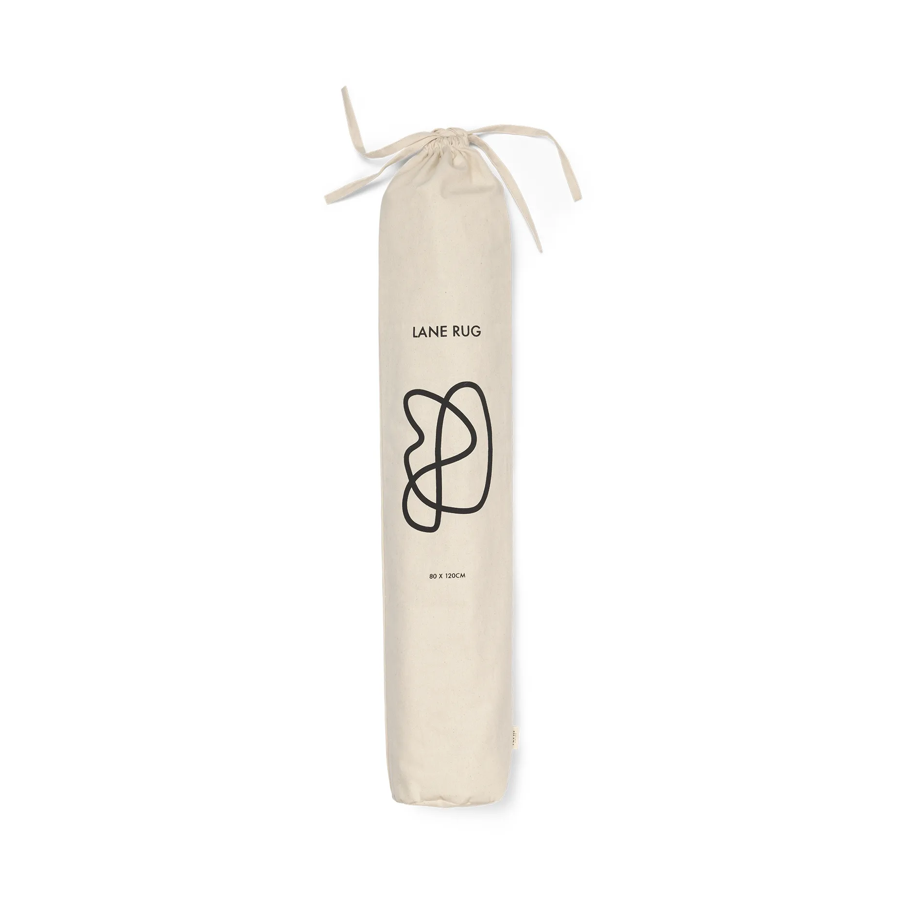 Tapete Lane 70x105 cm, Chocolate branco sujo Ferm Living