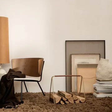 Tapete Meadow High Pile 140x200 cm - dark beige - Ferm Living