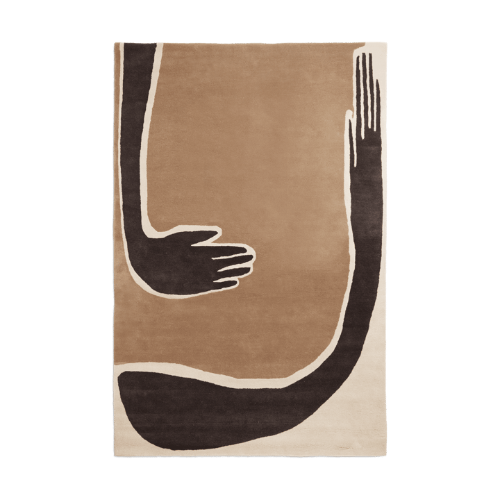 Tapete Pose - Coffee-off white, 200x300 cm - Ferm Living