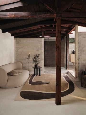 Tapete Pose - Coffee-off white, 200x300 cm - Ferm Living